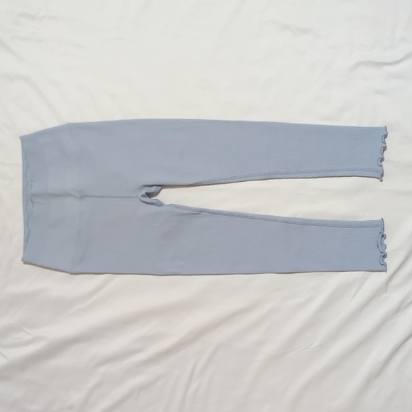 Spiritual Gangster Love Sculpt 7/8 Ruffle Leggings, Color Pastel Blue Size XS/S - Picture 4 of 16